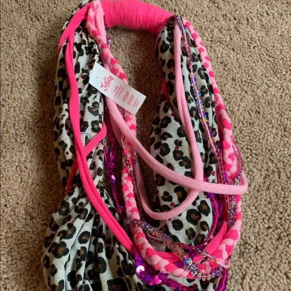 Justice Girls Scarf One Size Fits All
